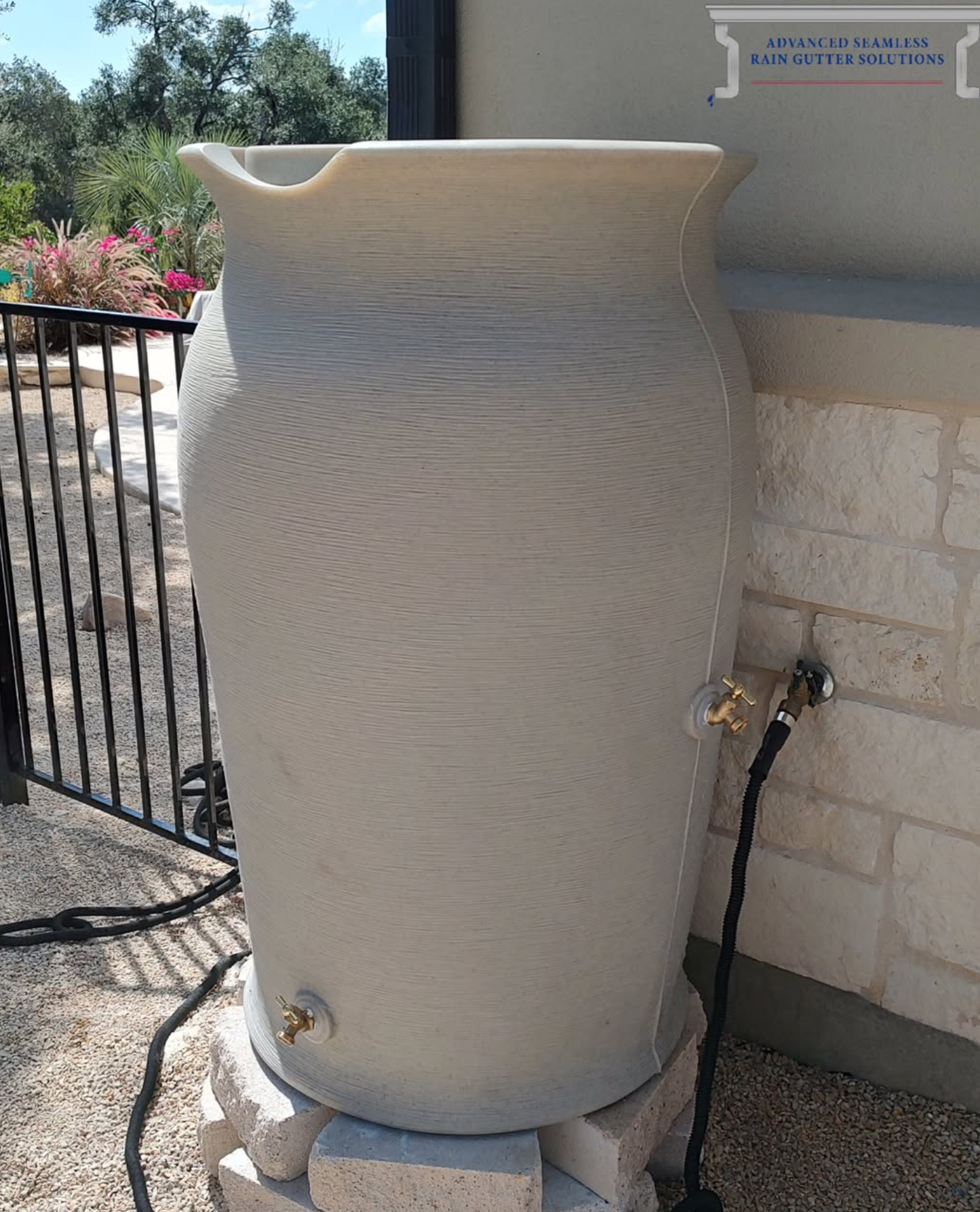 residential rain barrel 100 gallon